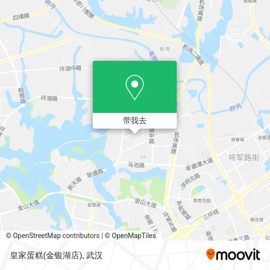 皇家蛋糕(金银湖店)地图