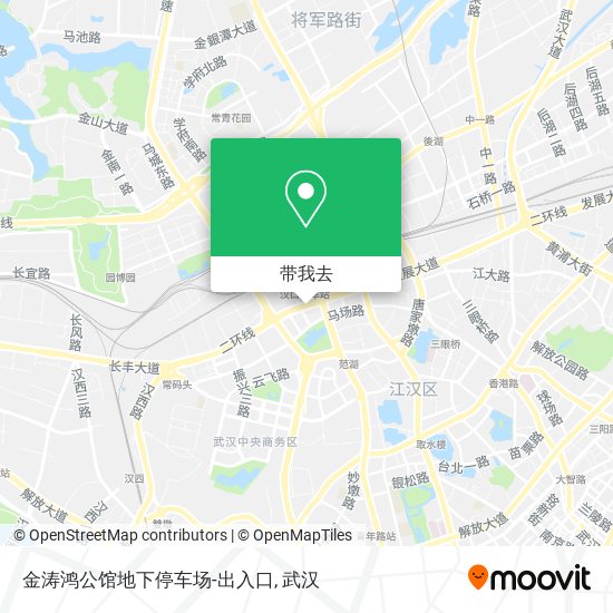 金涛鸿公馆地下停车场-出入口地图