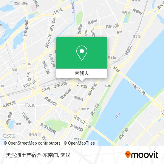 黑泥湖土产宿舍-东南门地图