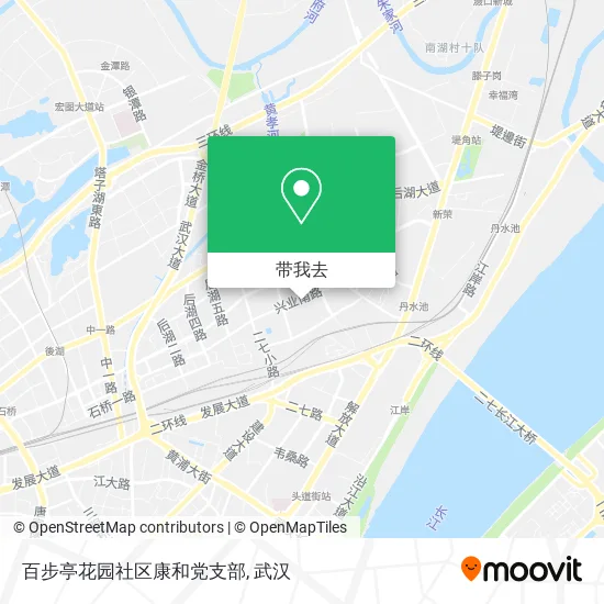 百步亭花园社区康和党支部地图