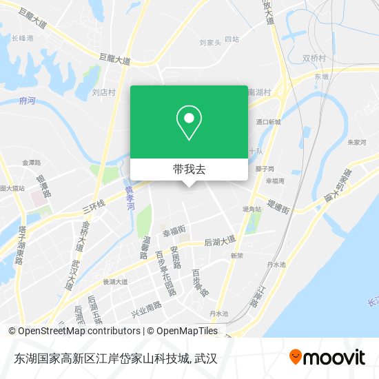 东湖国家高新区江岸岱家山科技城地图