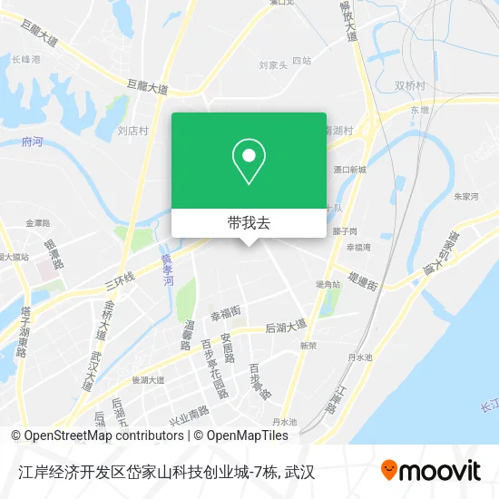 江岸经济开发区岱家山科技创业城-7栋地图
