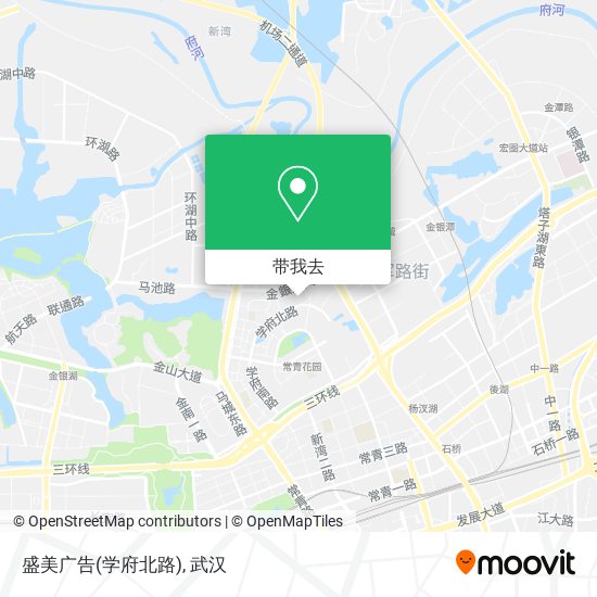 盛美广告(学府北路)地图
