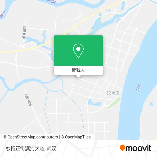 纱帽正街滨河大道地图