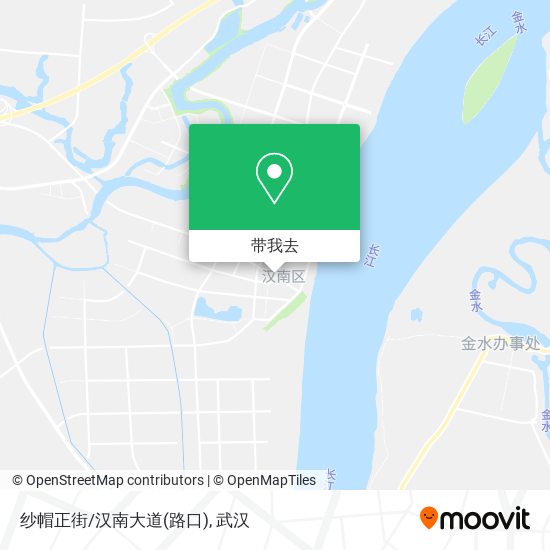 纱帽正街/汉南大道(路口)地图