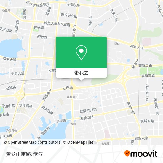 黄龙山南路地图