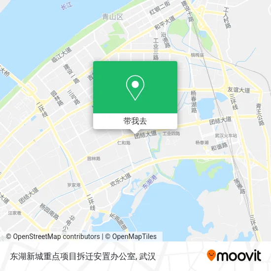 东湖新城重点项目拆迁安置办公室地图