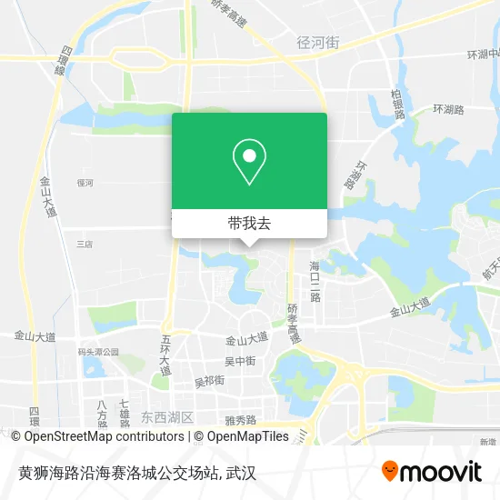 黄狮海路沿海赛洛城公交场站地图
