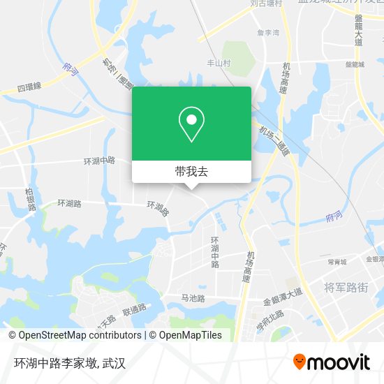 环湖中路李家墩地图