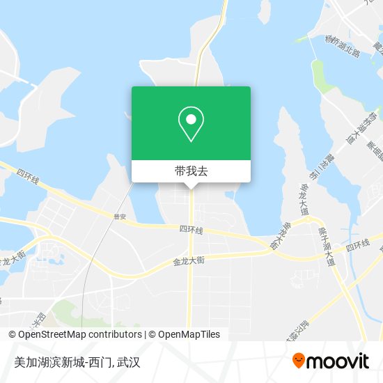 美加湖滨新城-西门地图