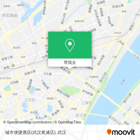 城市便捷酒店(武汉黄浦店)地图