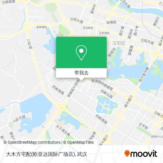 大木方宅配(欧亚达国际广场店)地图