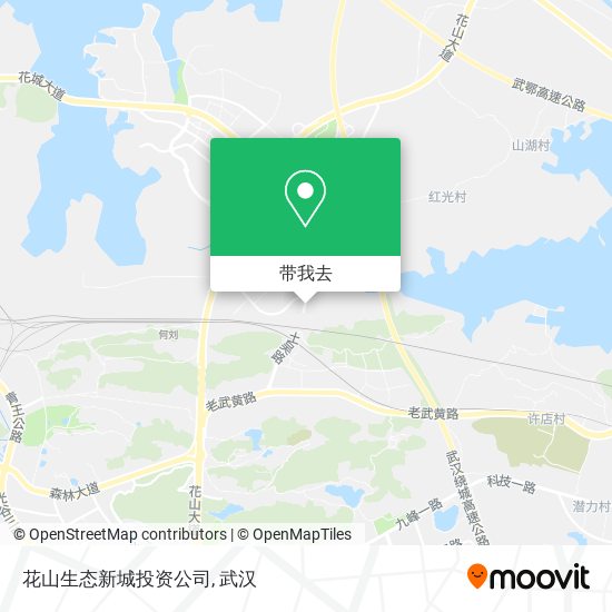 花山生态新城投资公司地图