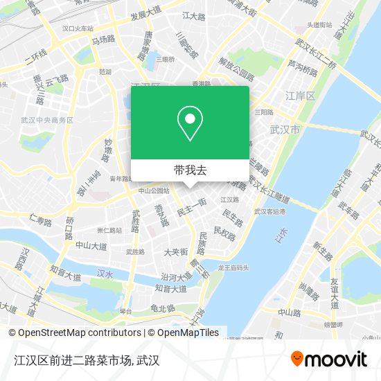 江汉区前进二路菜市场地图
