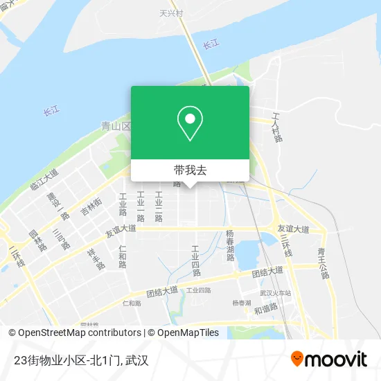 23街物业小区-北1门地图