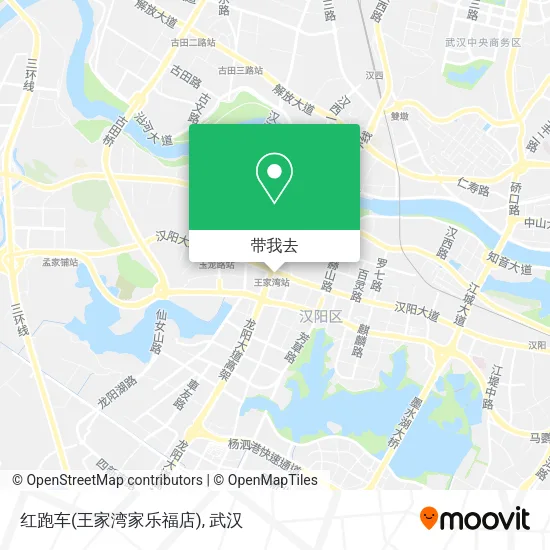 红跑车(王家湾家乐福店)地图