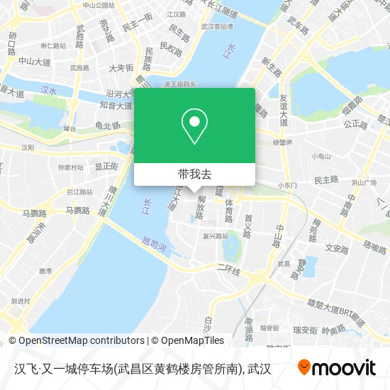 汉飞·又一城停车场(武昌区黄鹤楼房管所南)地图
