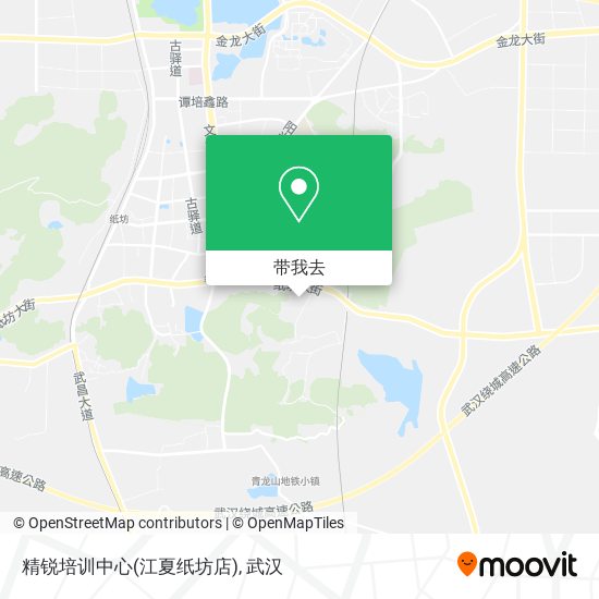 精锐培训中心(江夏纸坊店)地图