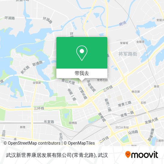 武汉新世界康居发展有限公司(常青北路)地图