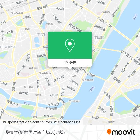 桑扶兰(新世界时尚广场店)地图