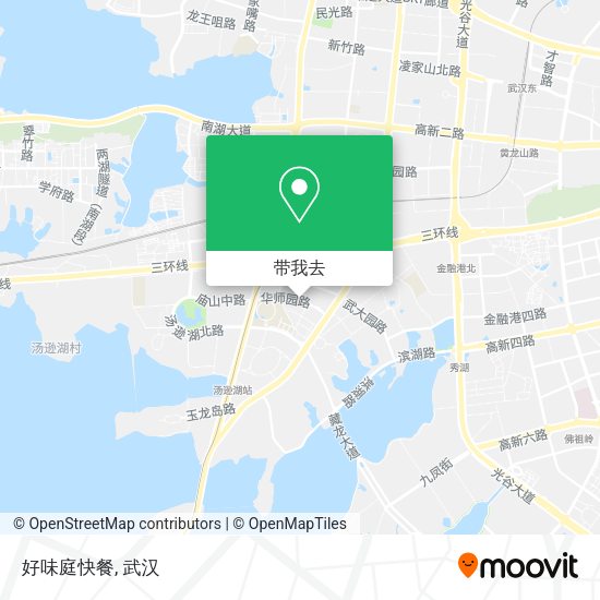 好味庭快餐地图