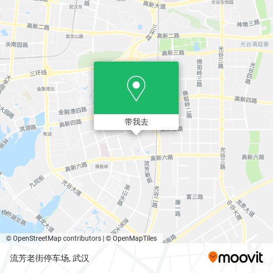 流芳老街停车场地图