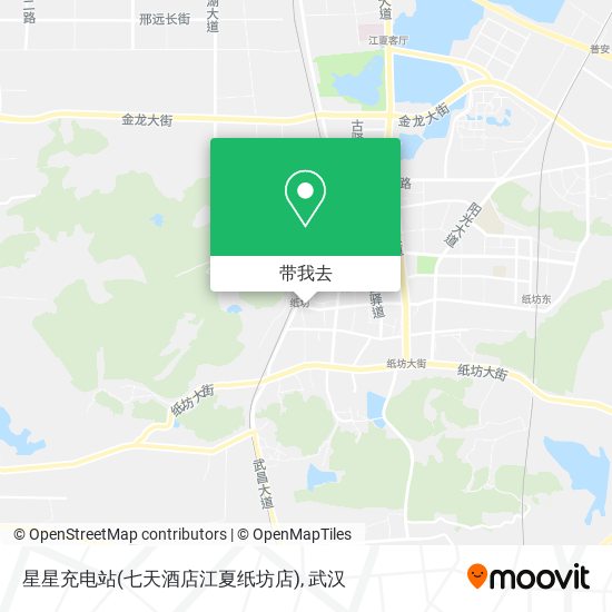 星星充电站(七天酒店江夏纸坊店)地图