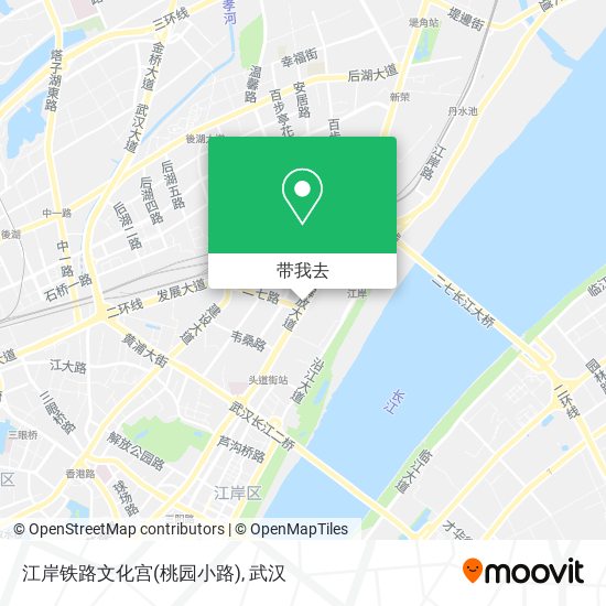 江岸铁路文化宫(桃园小路)地图