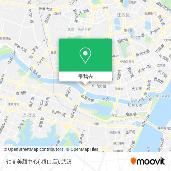 铂菲美颜中心(-硚口店)地图