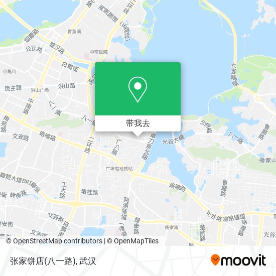 张家饼店(八一路)地图