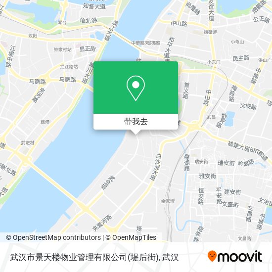 武汉市景天楼物业管理有限公司(堤后街)地图