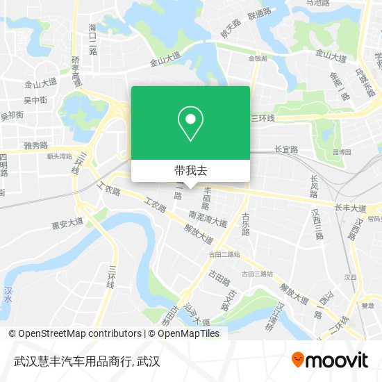 武汉慧丰汽车用品商行地图
