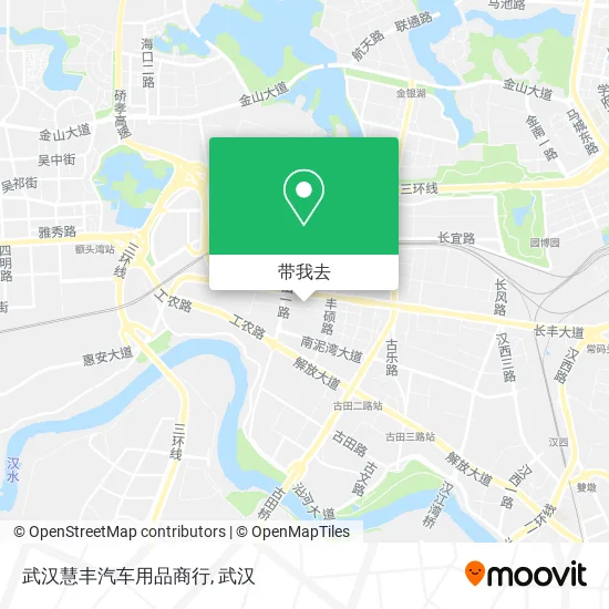 武汉慧丰汽车用品商行地图