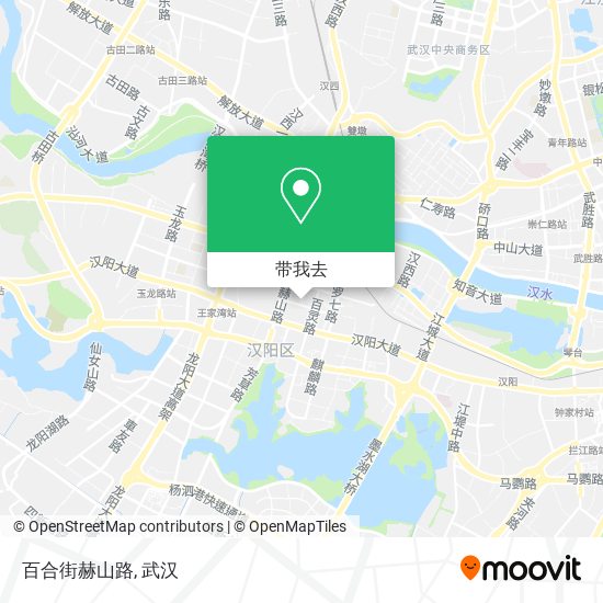 百合街赫山路地图
