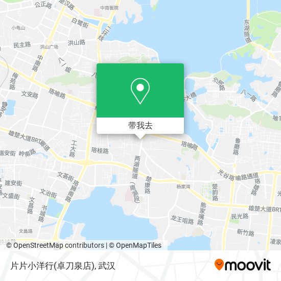 片片小洋行(卓刀泉店)地图