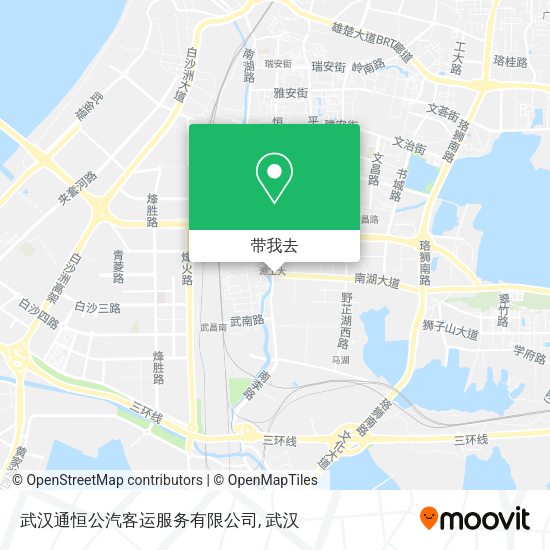 武汉通恒公汽客运服务有限公司地图