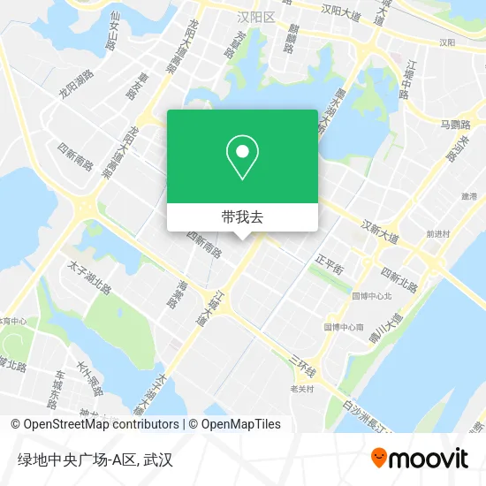 绿地中央广场-A区地图