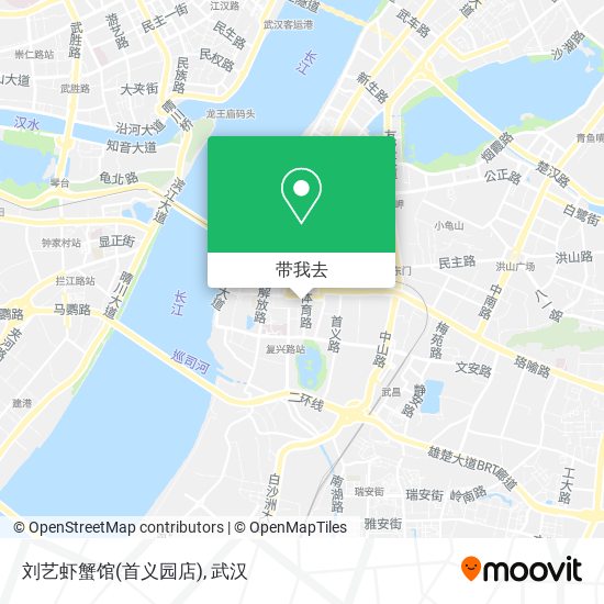 刘艺虾蟹馆(首义园店)地图