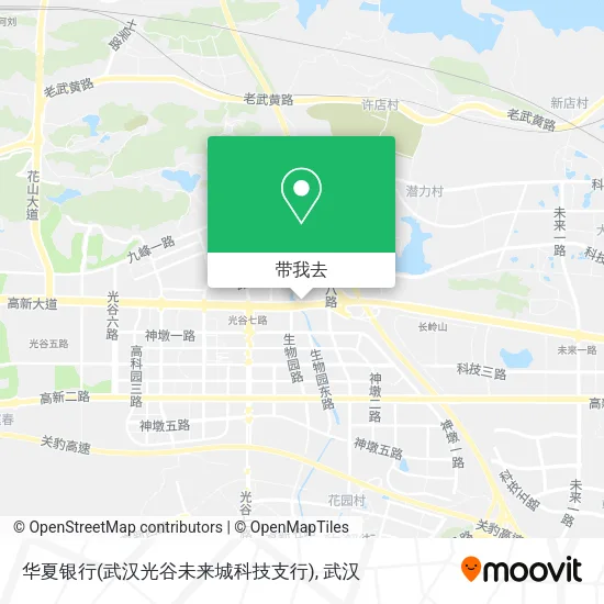 华夏银行(武汉光谷未来城科技支行)地图