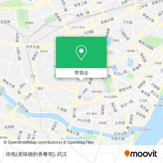 街电(老味烧的香餐馆)地图
