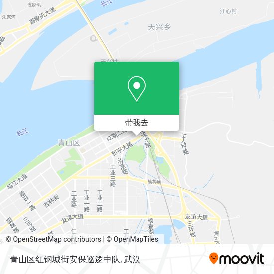 青山区红钢城街安保巡逻中队地图