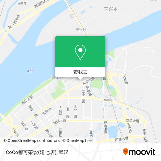 CoCo都可茶饮(建七店)地图