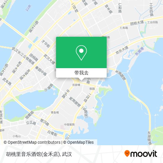 胡桃里音乐酒馆(金禾店)地图