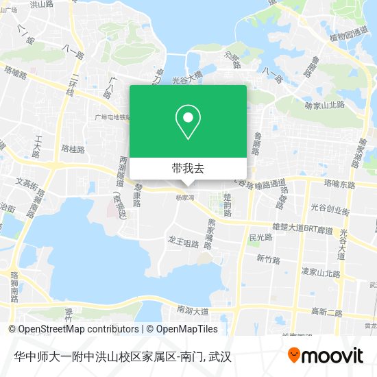 华中师大一附中洪山校区家属区-南门地图
