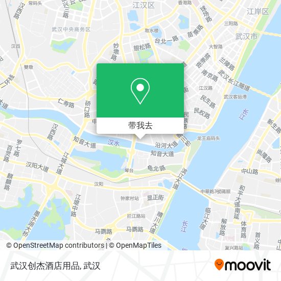 武汉创杰酒店用品地图