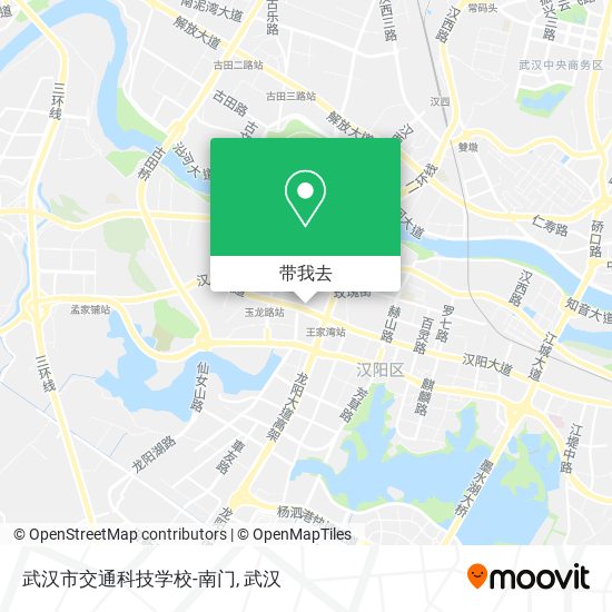 武汉市交通科技学校-南门地图