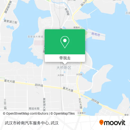 武汉市岭南汽车服务中心地图