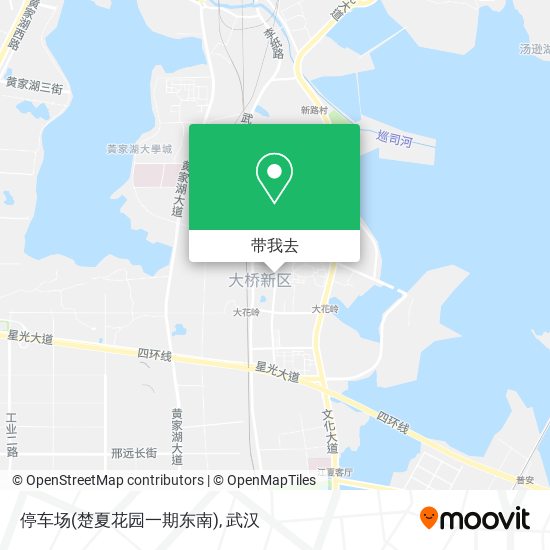 停车场(楚夏花园一期东南)地图