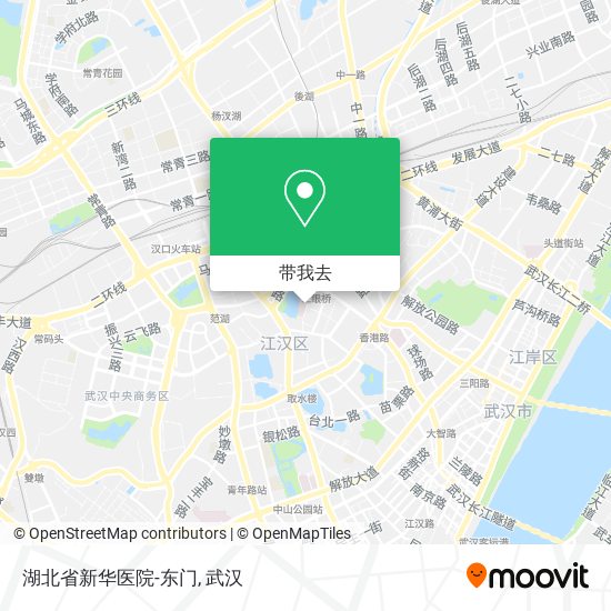 湖北省新华医院-东门地图