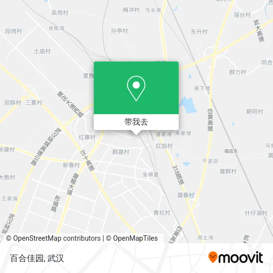 百合佳园地图